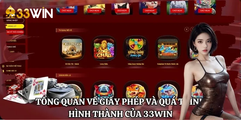 Tổng quan về giấy phép và quá trình hình thành của 33Win